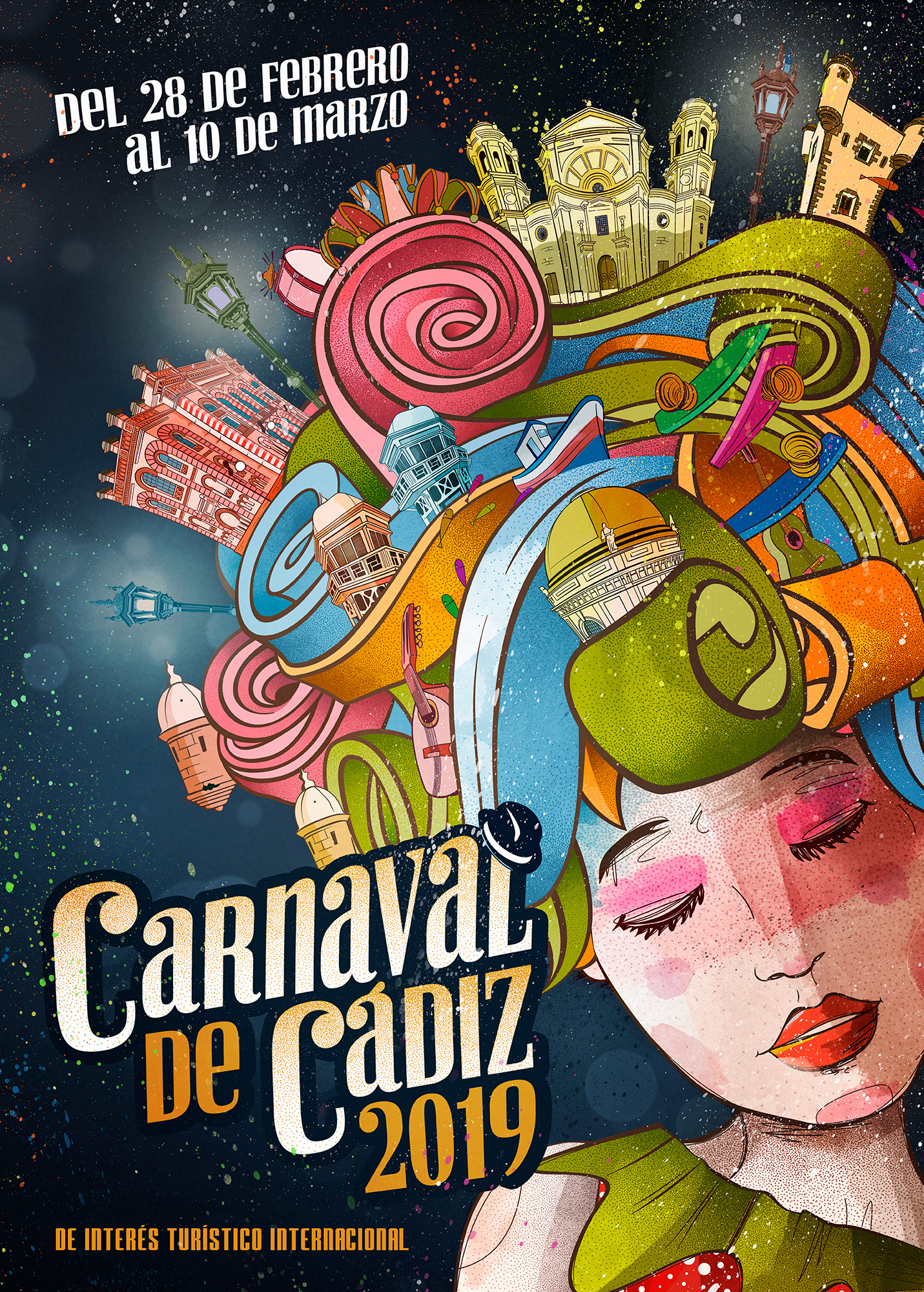 Cádiz recibe el título de Capital Iberoamericana del Carnaval 2019-2020